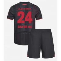 Otroški Nogometni dresi Bayer Leverkusen Aleix Garcia #24 Domači 2025-26 Kratek Rokav (+ Kratke hlače)